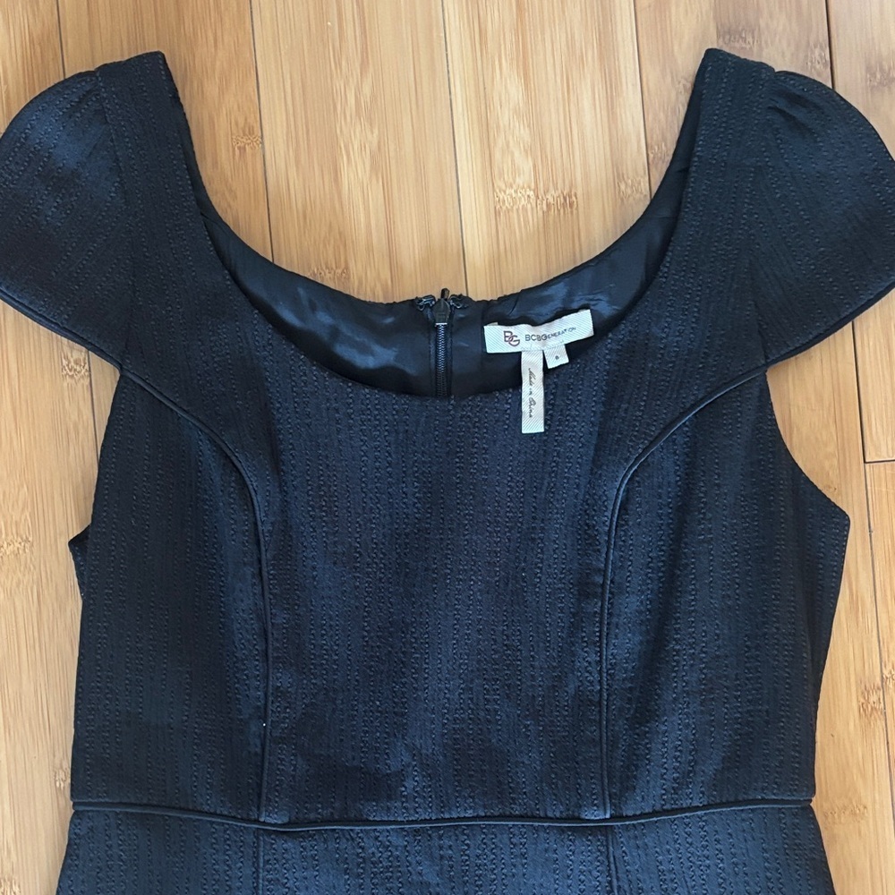 BCBGeneration Elegant Black Mini Dress - Picture 2 of 4